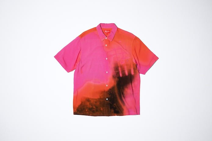 Supreme x My Bloody Valentine Rayon SS Camisa Front-min