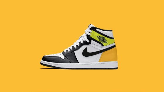 Air Jordan 1 High Volt University Gold Feature