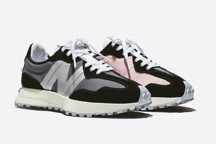 new balance 327 pink black