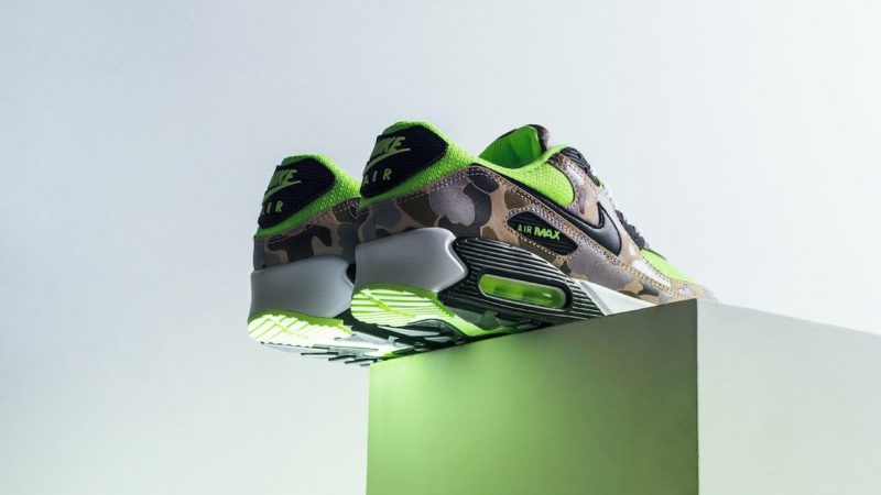 Nike Air Max 90 Green Duck Camo Feature