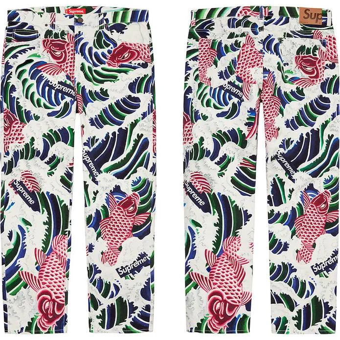 supreme koi fish jacket