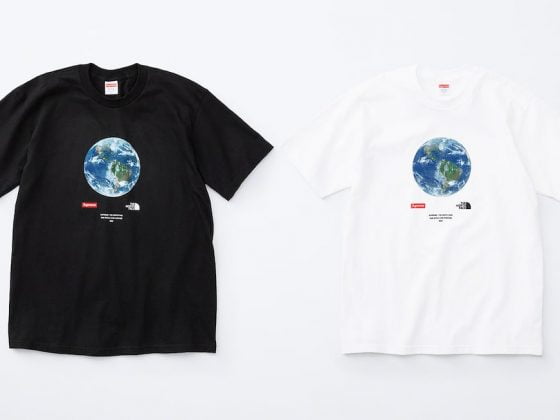 Supreme x The North Face One World Camiseta Característica-min