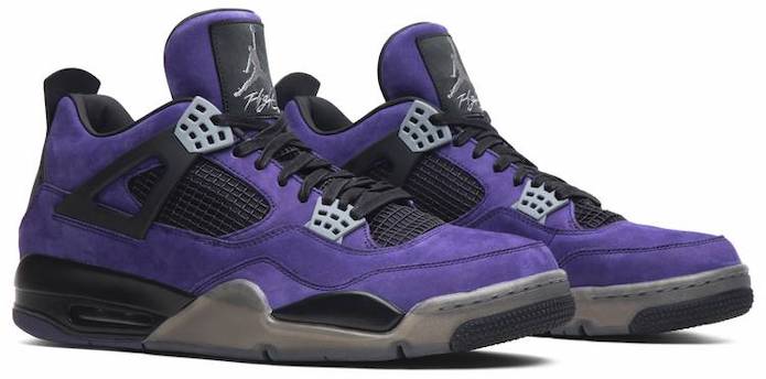 travis scott shoes purple
