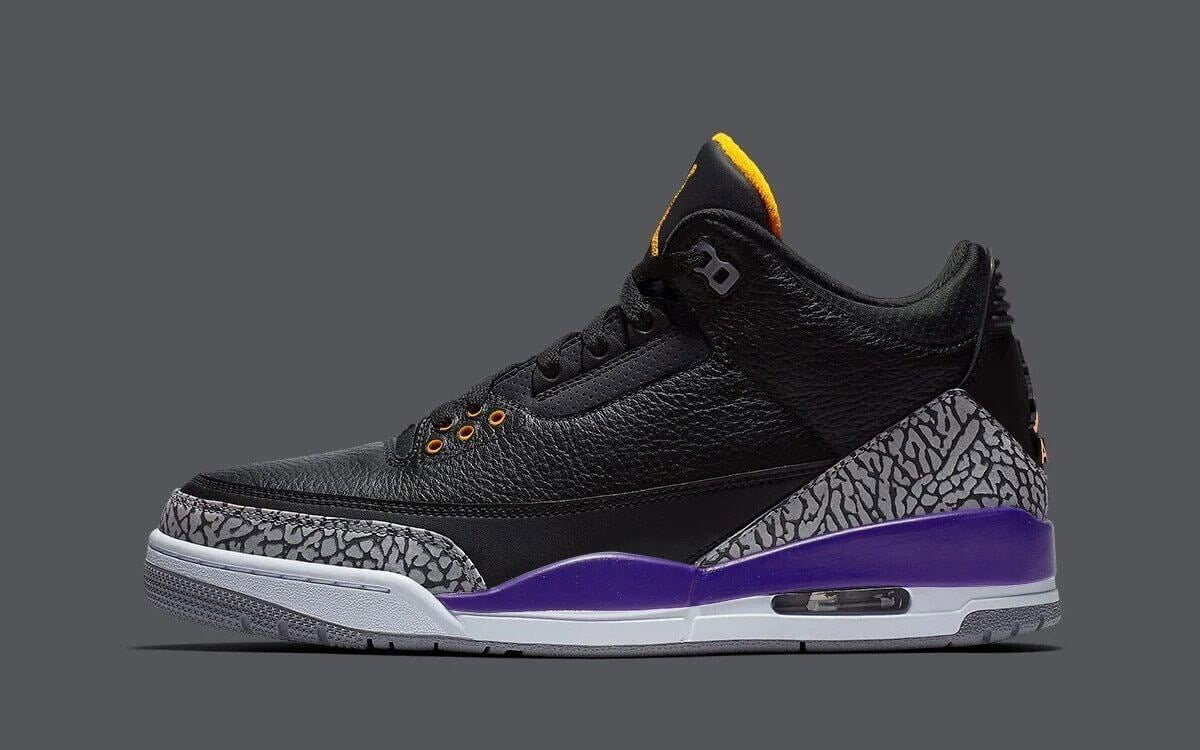 jordan 3 lakers