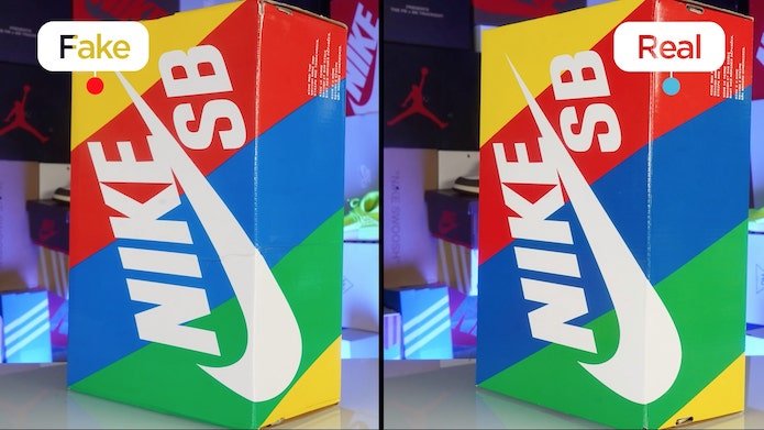 Cómo detectar una falsa caja de Travis Scott x Nike SB Dunk Low "JackBoys"