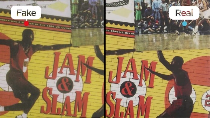 KLEKT Real vs Fake Union LA x Air Jordan 1 Black Toe Slam Jam