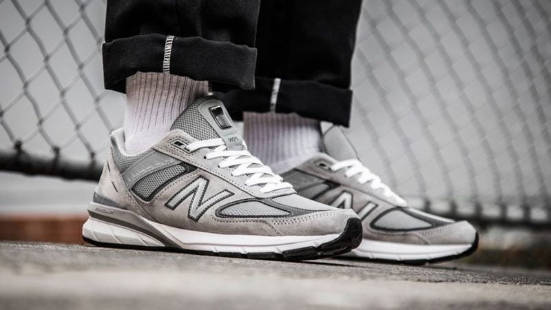 New Balance 990v4 On Foot Feature