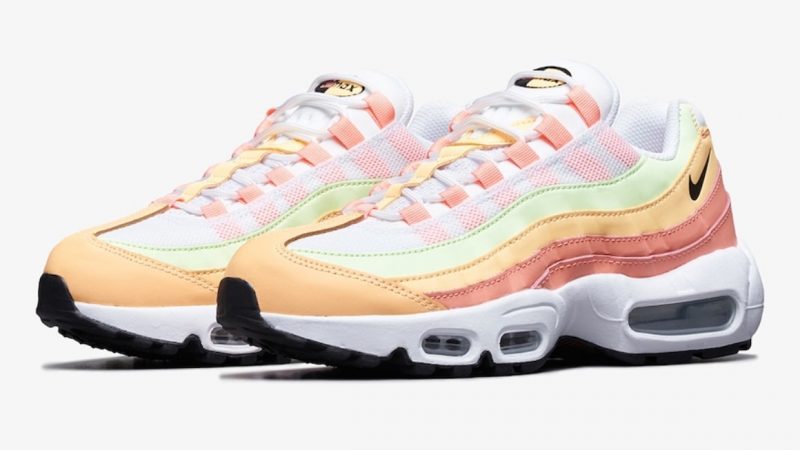 nike air max 95 trainers in pastel