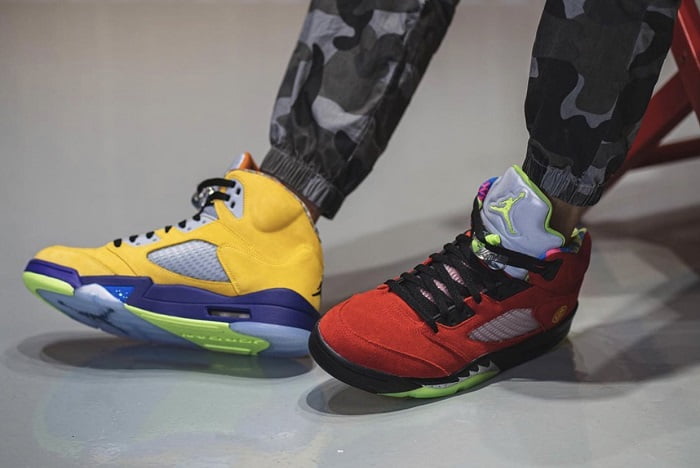 Here's Your Best Look Yet at Air Jordan 5 "What The" - KLEKT Blog