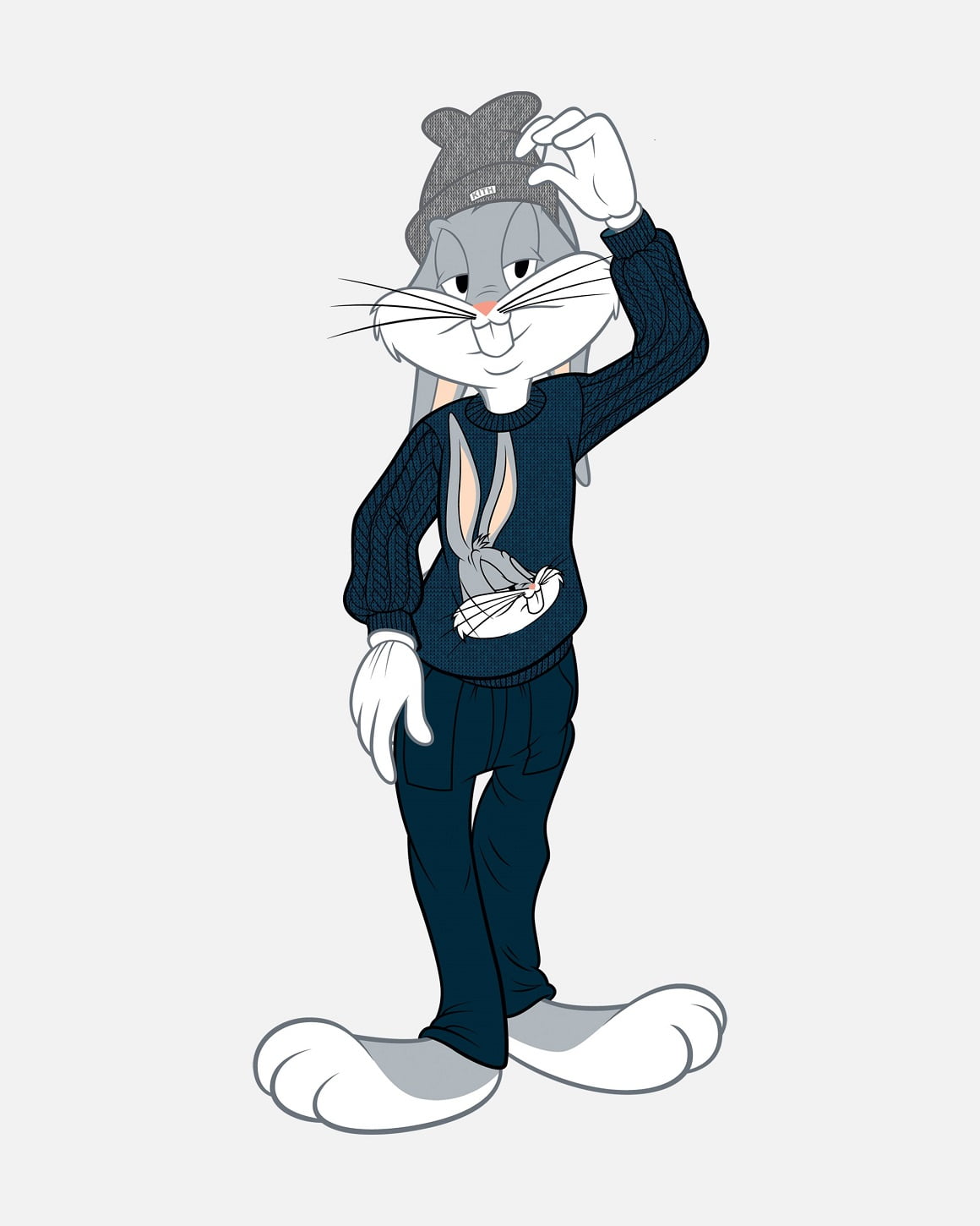 bugs bunny in a suit