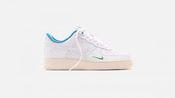 Kith x Nike Air Force 1 White:Blue Lagoon:Aloe Verde:White Feature