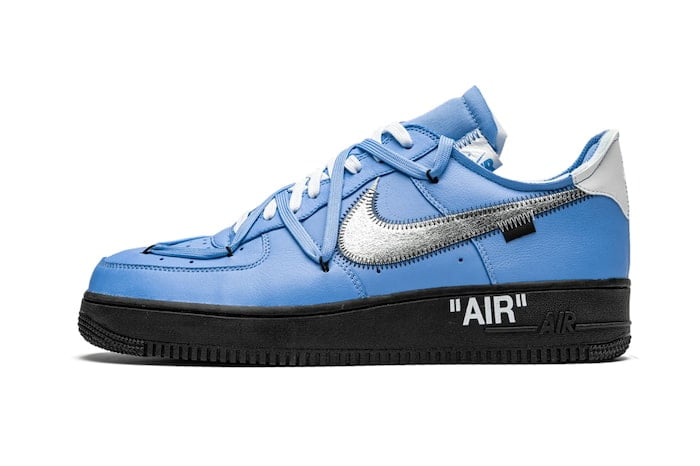 nike af1 x off white blue