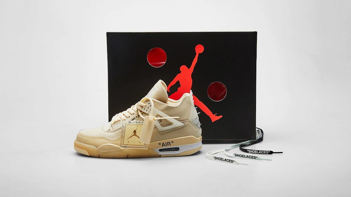 jordan 4 off white sail restock