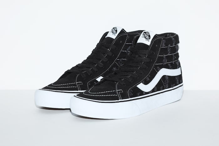 Supreme x Vans Distressed Denim Pack Sk8 Hi Black-min