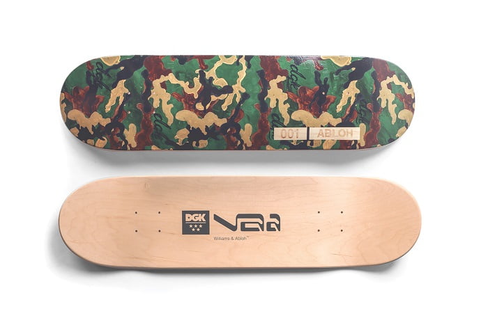 Virgil Abloh x DGK Camouflage Skateboard 1