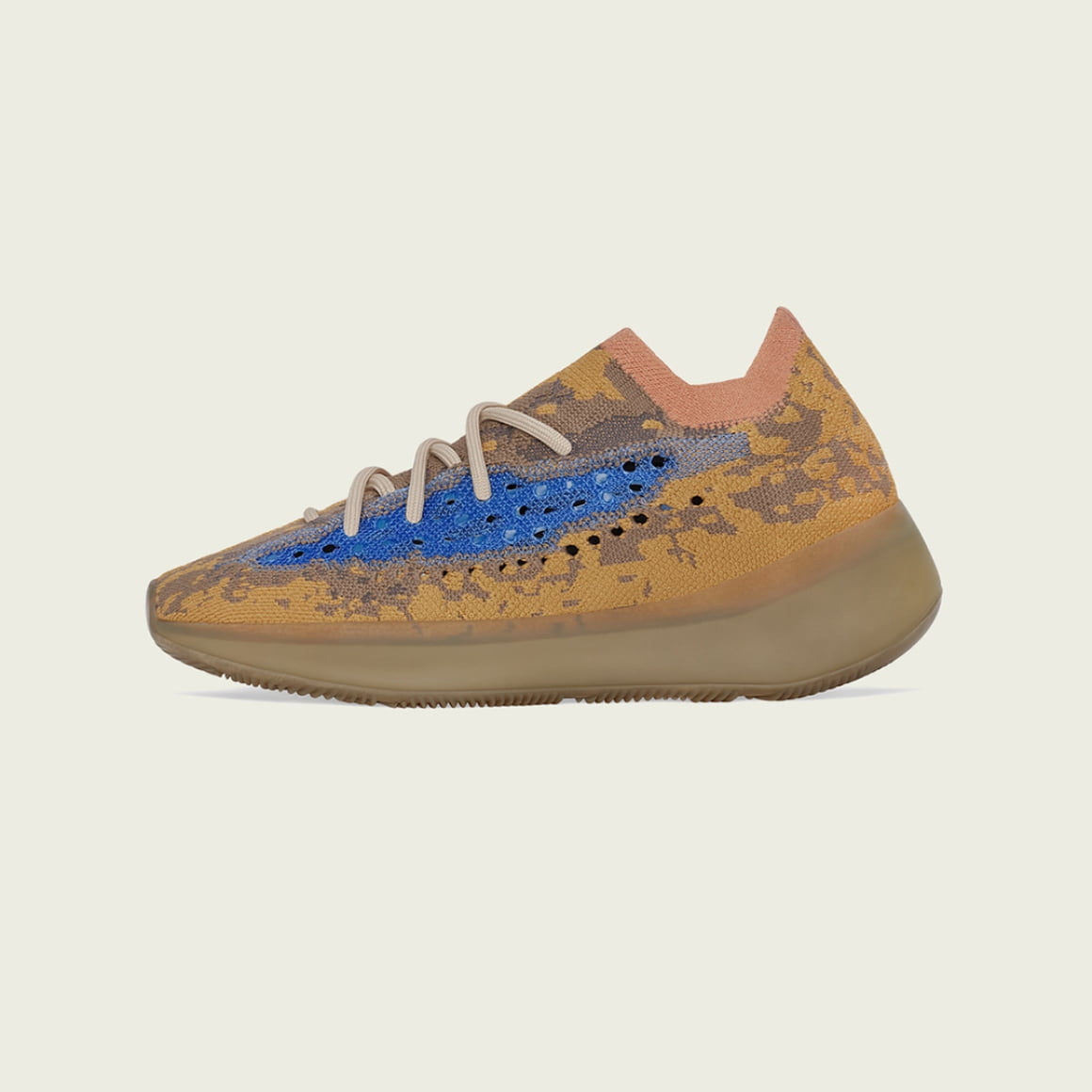 tan and blue yeezy