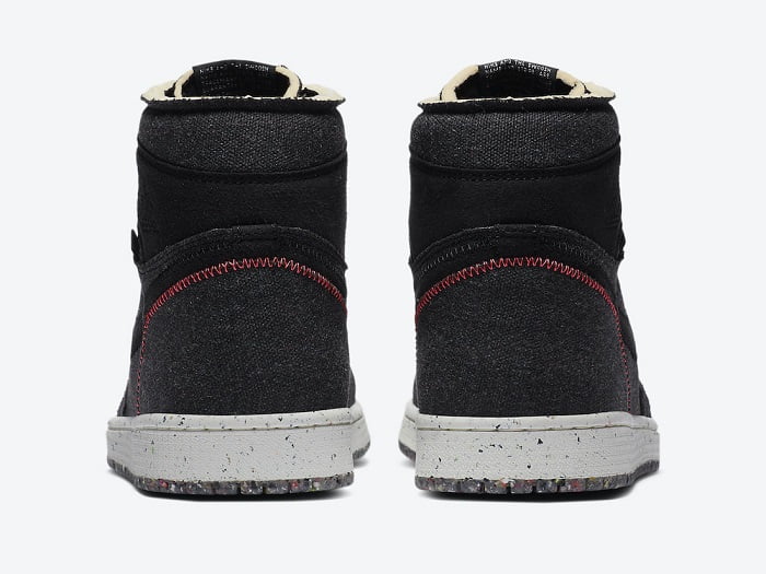 Air Jordan 1 High Zoom Espacio Hippie Negro Gris 6