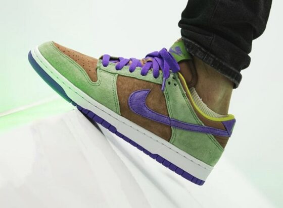 stock x dunk low veneer