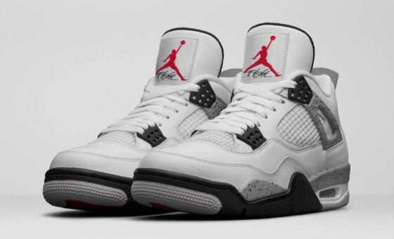 Air Jordan 4 White Cement