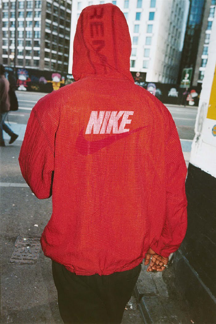 nike x supreme hoodie red