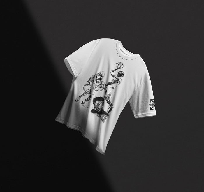 Off-White x Air Jordan 5 Sail Clothing Collection 3