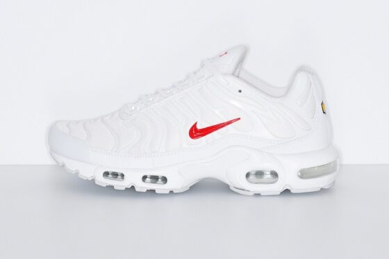 white and red supreme tns