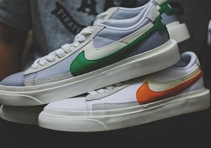 Here S An Exclusive Look At The Sacai X Nike Blazer Low Klekt Blog