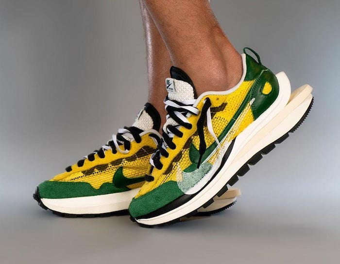 nike vaporwaffle sacai tour yellow