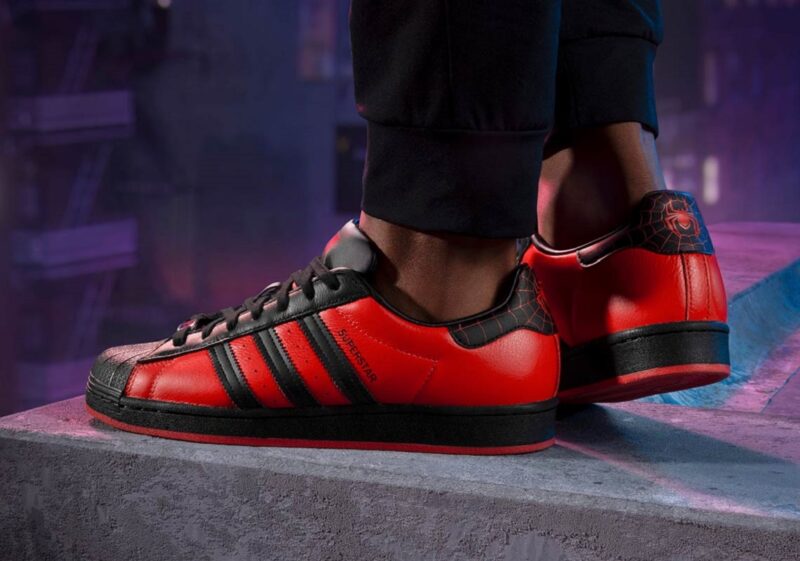 Marvel x Playstation x adidas Superstar Miles Morales Feature