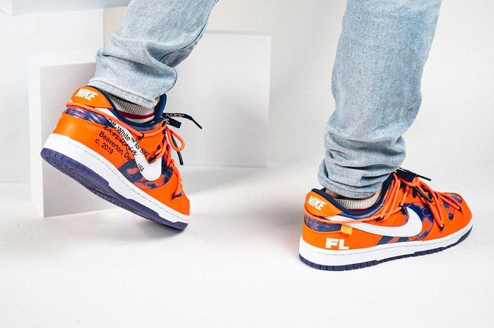 off white x nike dunk low orange