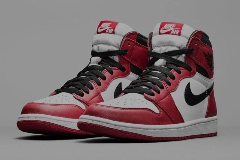 An Air Jordan 1 High OG 