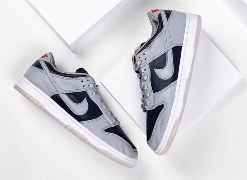 Nike Dunk Low College Navy Feature
