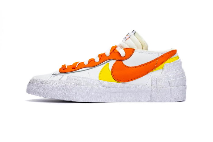 sacai x Nike Blazer Low Magma Orange 1