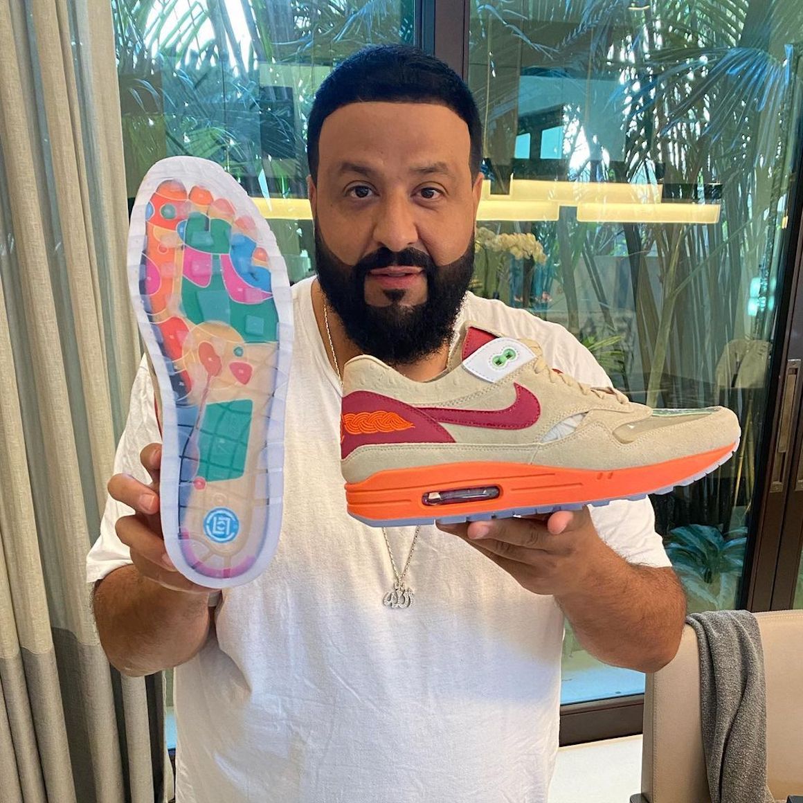 DJ Khaled Hooks Up Fan With New Shoes Outside Of Sneaker Store