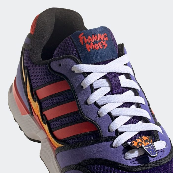 The Simpson x adidas ZX1000 Flaming Moes 4