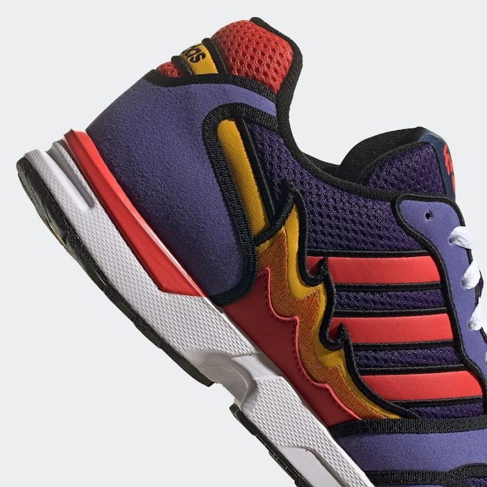 The Simpson x adidas ZX1000 Flaming Moes 5