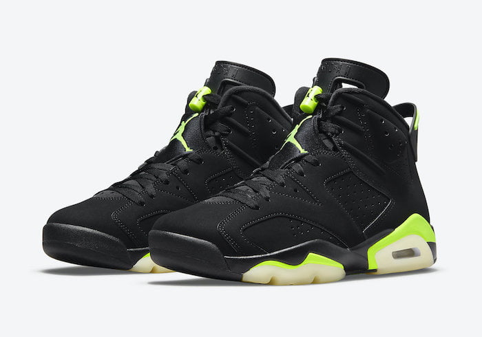 fake jordan 6 electric green