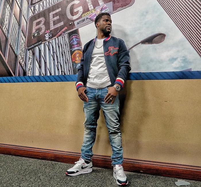 Kevin Hart Wearing the Nike Air Max 1 Obsidian