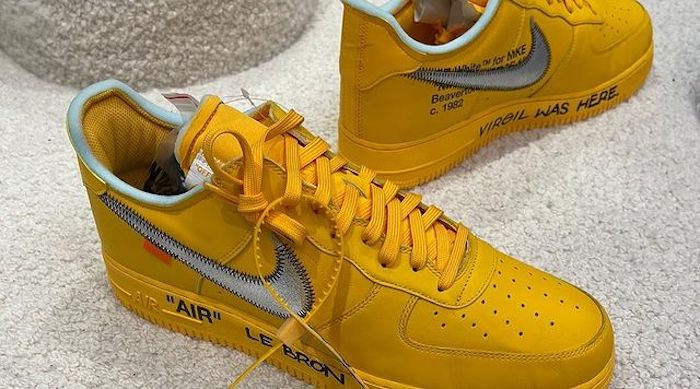 off white yellow af1