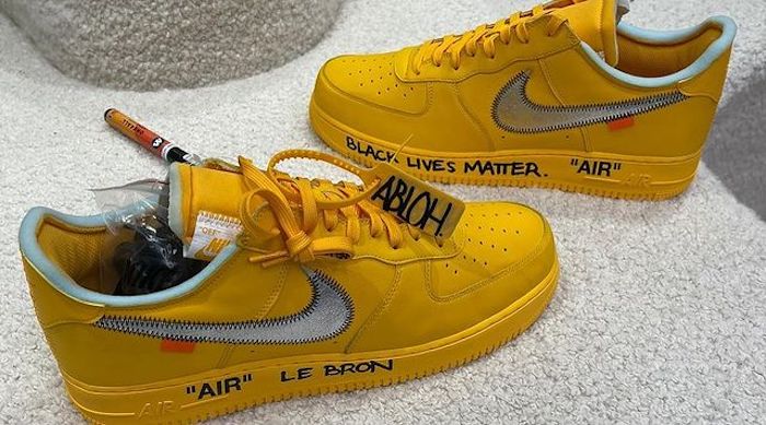 nike af1 neon yellow