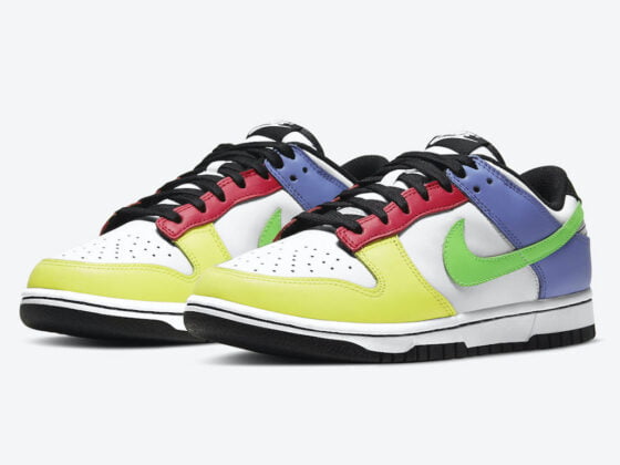 Nike Dunk baja wmns multicolor característica