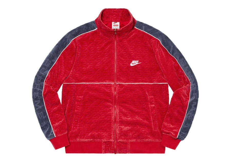 x Nike Velour Track Jacket Red (SS21)