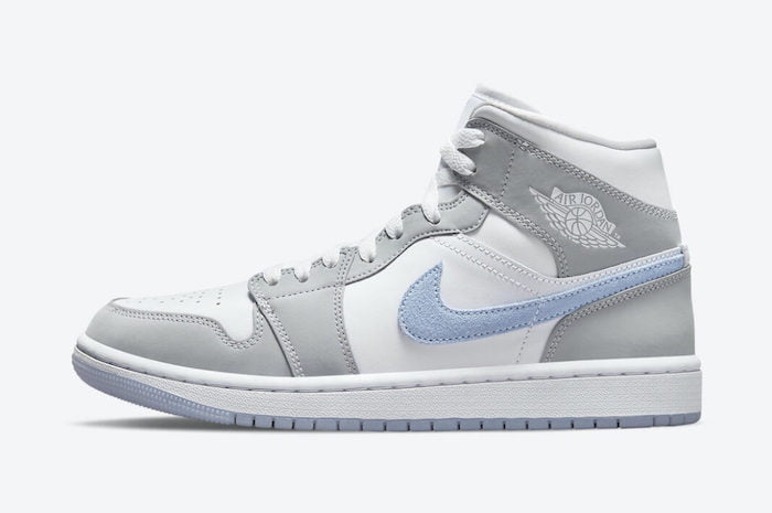 blue and grey air jordan 1