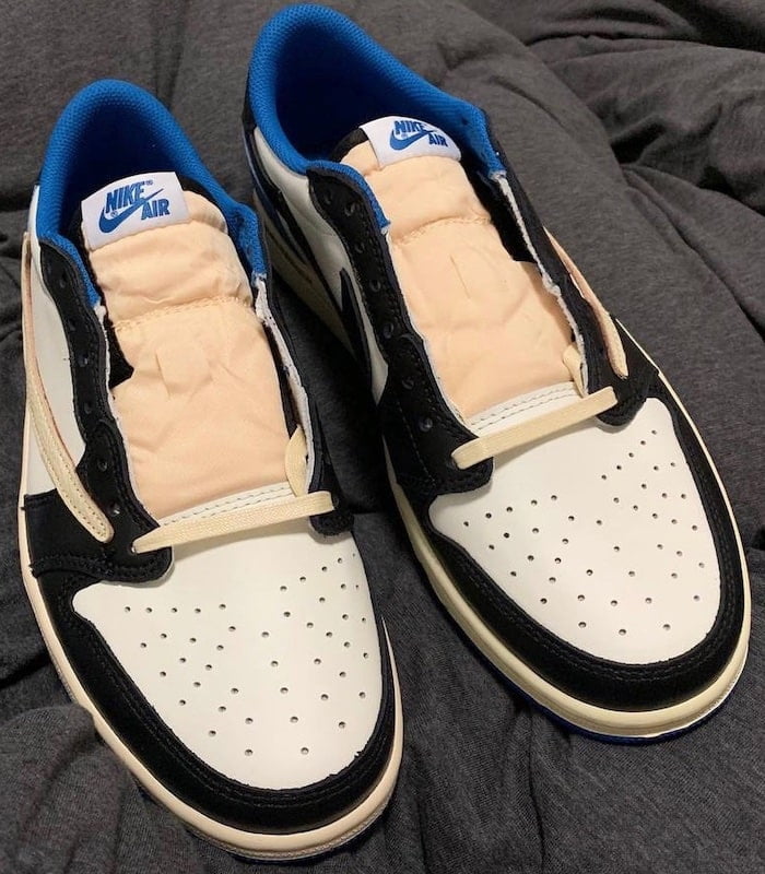 Air jordan 1 low travis scott x fragment