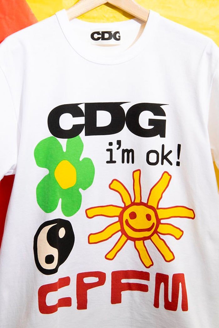 CDG x CPFM Im OK Camiseta Colección 2 minutos