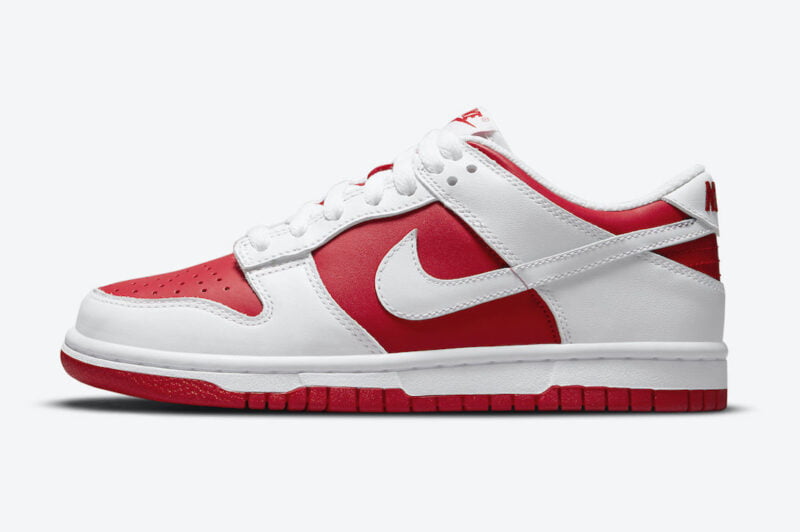 Nike Dunk Low GS University Red Feature
