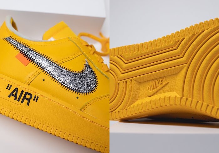 The Off White X Nike Air Force 1 University Gold Could Release In July Klekt Blog