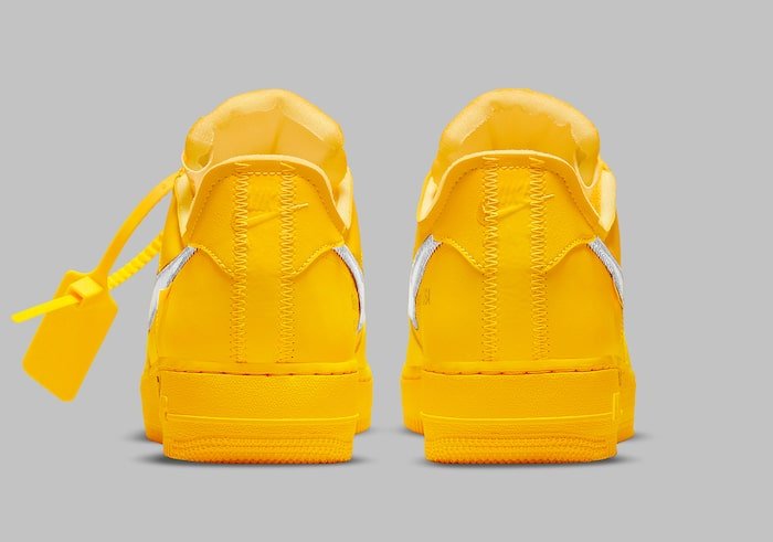 Off-White x Nike Air Force 1 University Gold 5-min