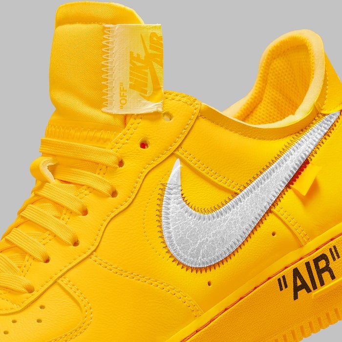 Off-White x Nike Air Force 1 University Gold 8-min
