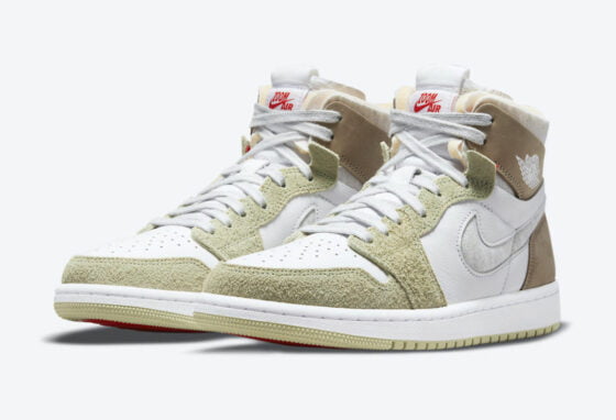 Air Jordan 1 Zoom CMFT Olive Aura Feature